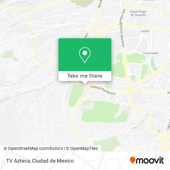 TV Azteca map