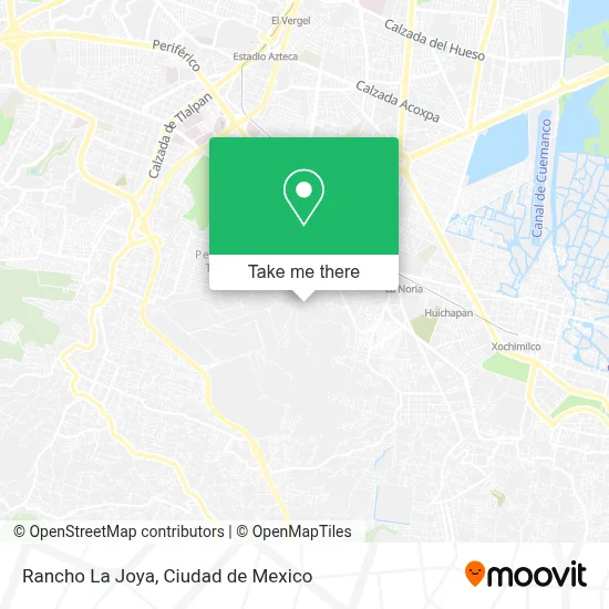 Rancho La Joya map