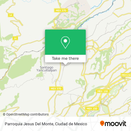 Parroquia Jesus Del Monte map