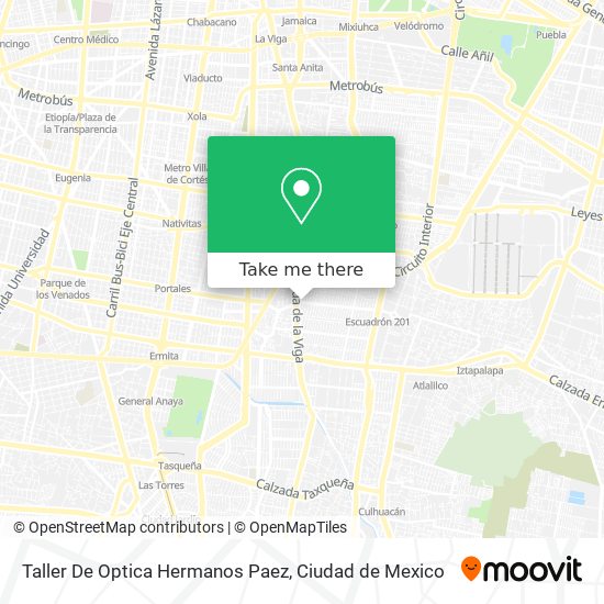 Taller De Optica  Hermanos Paez map