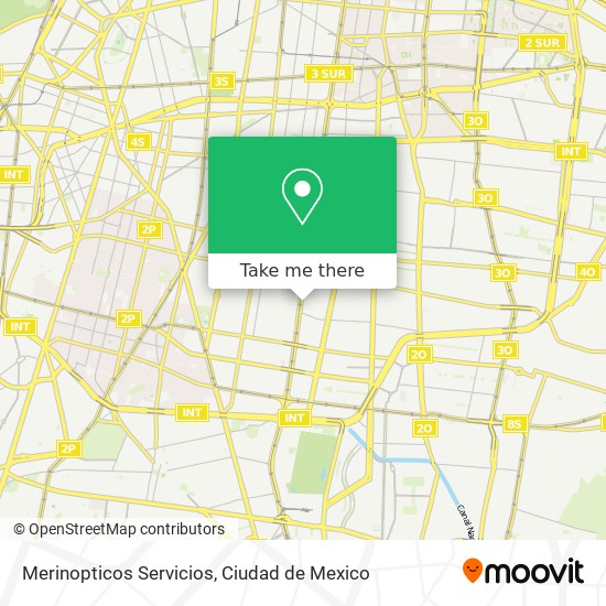 Mapa de Merinopticos Servicios