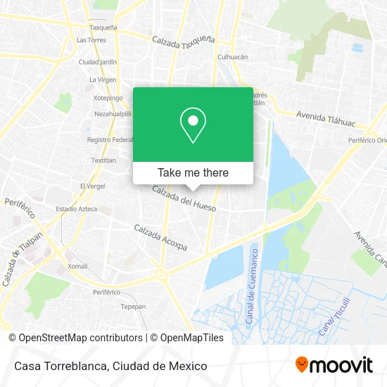 Mapa de Casa Torreblanca