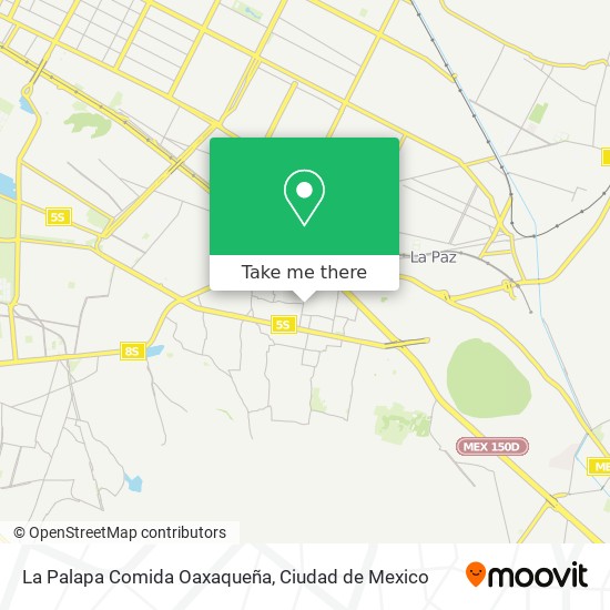 La Palapa Comida Oaxaqueña map