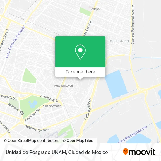 Unidad de Posgrado UNAM map