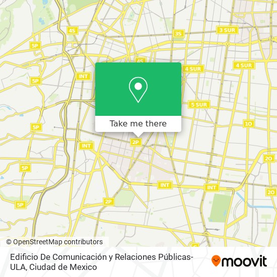 Edificio De Comunicación y Relaciones Públicas- ULA map