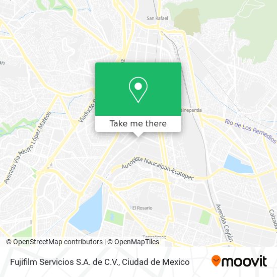 Fujifilm Servicios S.A. de C.V. map