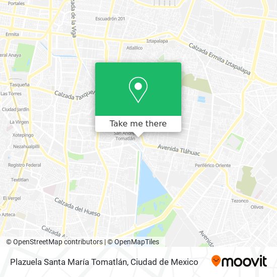 Plazuela Santa María Tomatlán map