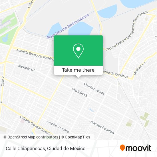 Calle Chiapanecas map