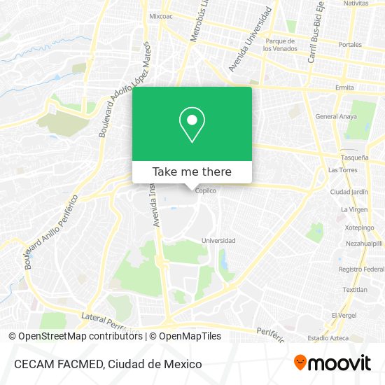 CECAM FACMED map