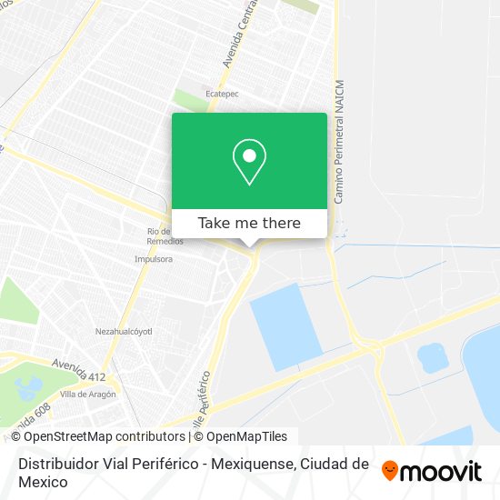 Mapa de Distribuidor Vial Periférico - Mexiquense