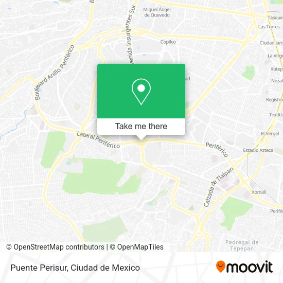 Mapa de Puente Perisur