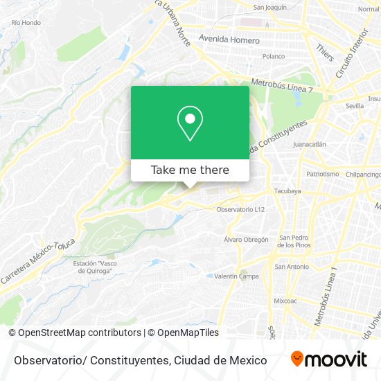 Observatorio/ Constituyentes map