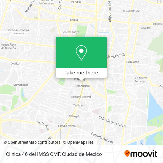 Clinica 46 del IMSS CMF map