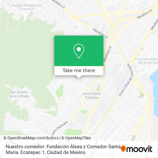 Nuestro comedor: Fundación Alsea y Comedor Santa María. Ecatepec 1 map