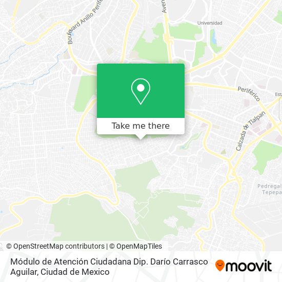 Módulo de Atención Ciudadana Dip. Darío Carrasco Aguilar map