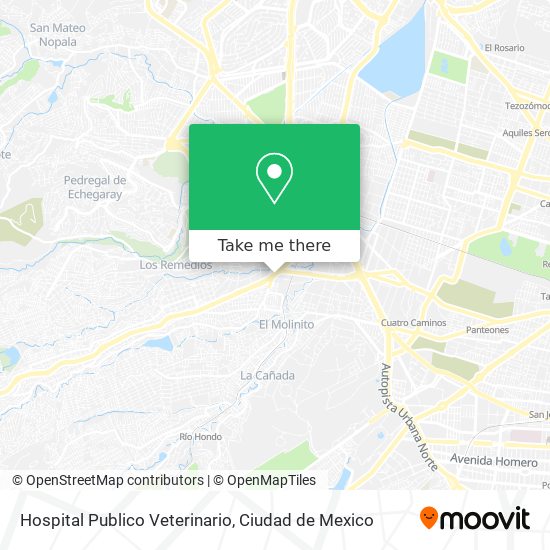 Hospital Publico Veterinario map