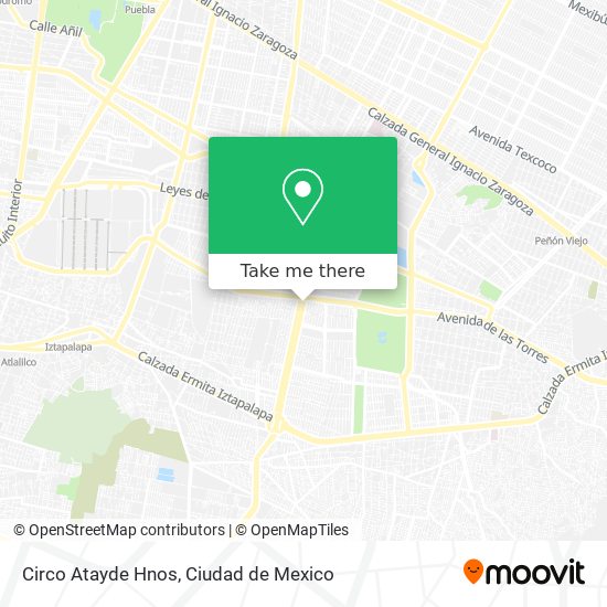 Circo Atayde Hnos map
