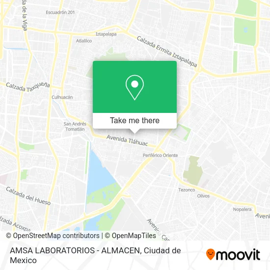 Mapa de AMSA LABORATORIOS - ALMACEN