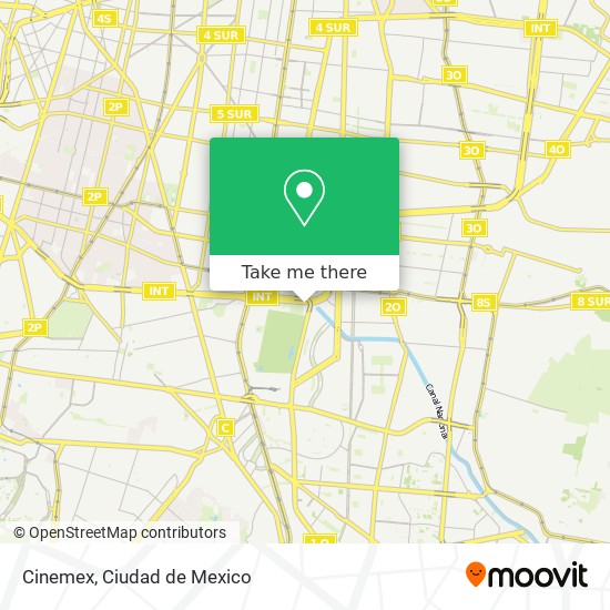 Cinemex map