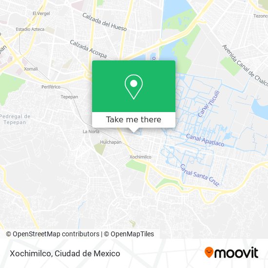 Xochimilco map