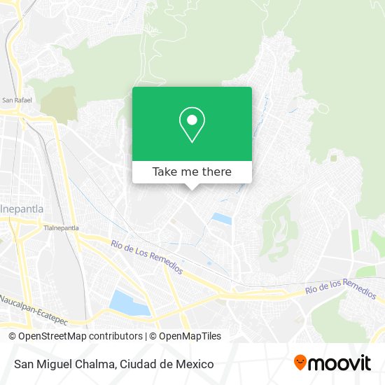 Mapa de San Miguel Chalma