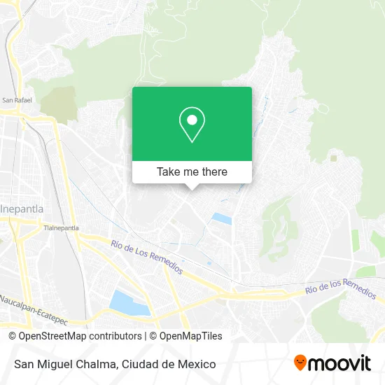 San Miguel Chalma map