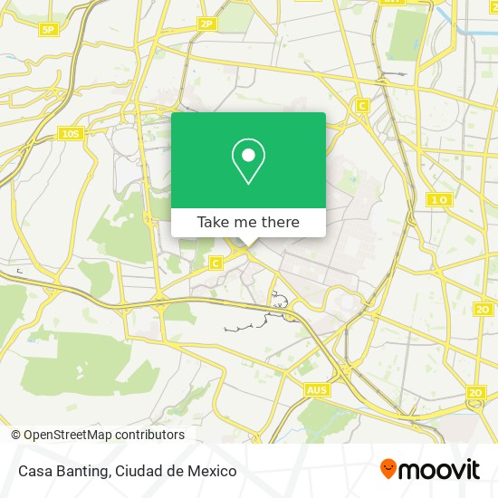 Mapa de Casa Banting