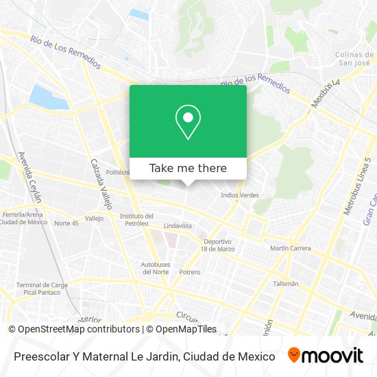 Mapa de Preescolar Y Maternal Le Jardin