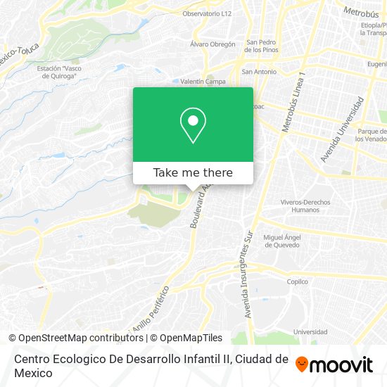 Mapa de Centro Ecologico De Desarrollo Infantil II