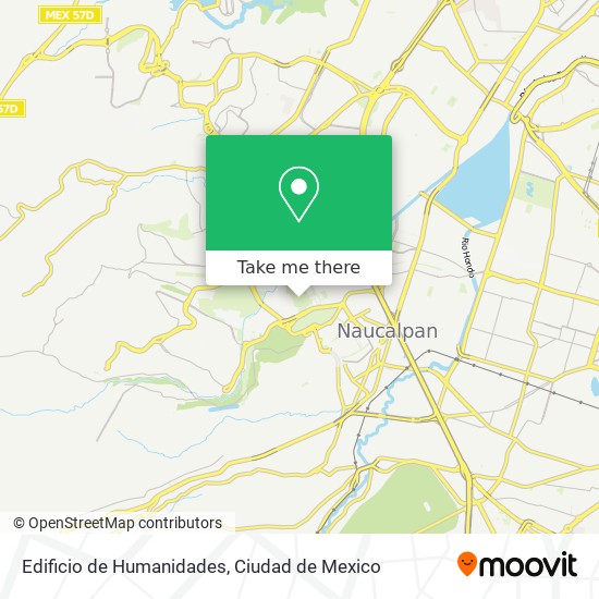 Edificio de Humanidades map