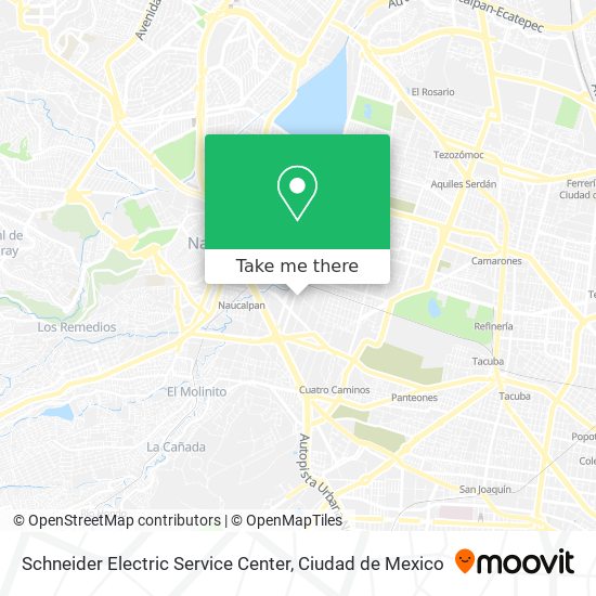 Mapa de Schneider Electric Service Center
