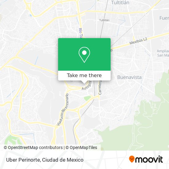 Uber Perinorte map