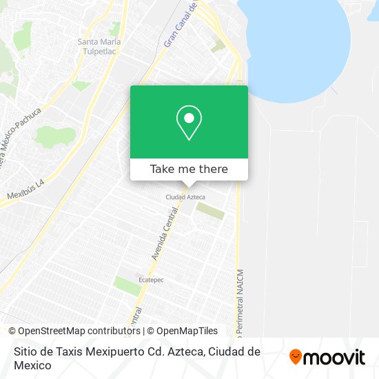 Sitio de Taxis Mexipuerto Cd. Azteca map