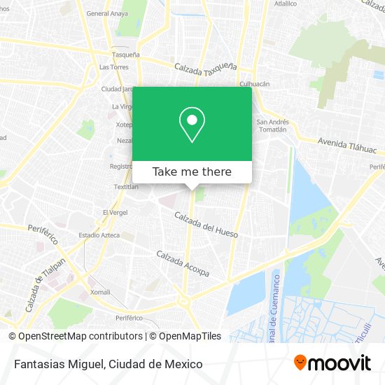 Fantasias Miguel map