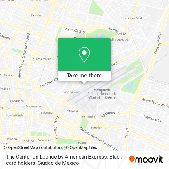 The Centurion Lounge by American Express. Black card holders map