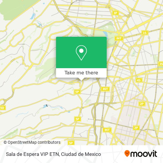 Sala de Espera VIP ETN map