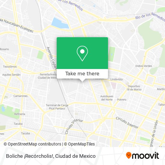 Boliche ¡Recórcholis! map