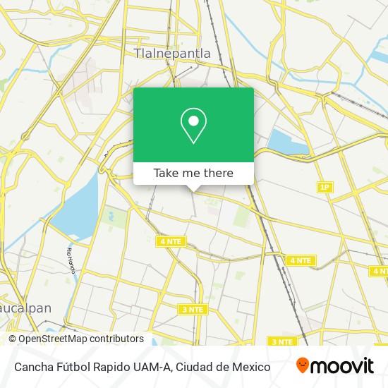 Cancha Fútbol Rapido UAM-A map