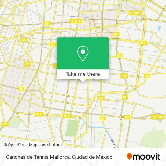 Canchas de Tennis Mallorca map