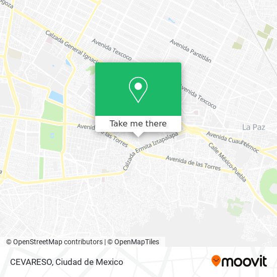 CEVARESO map