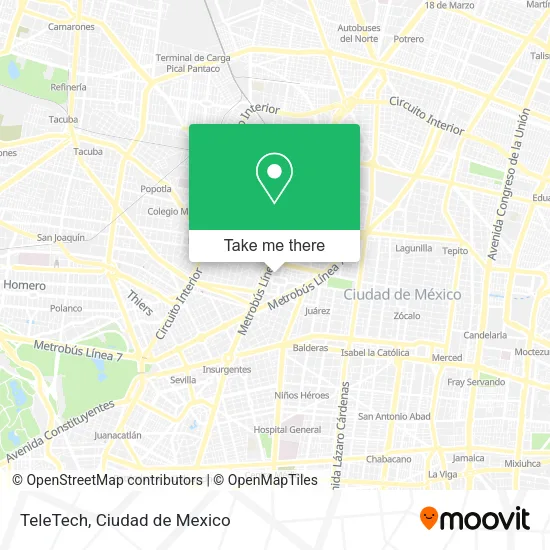 Mapa de TeleTech