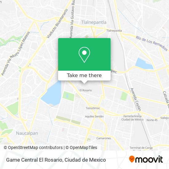 Mapa de Game Central El Rosario