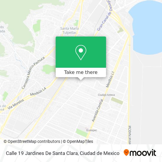 How to get to Calle 19 Jardines De Santa Clara in Ecatepec De Morelos by  Bus or Metro?