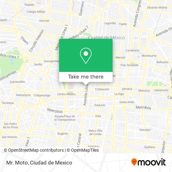 Mr. Moto map