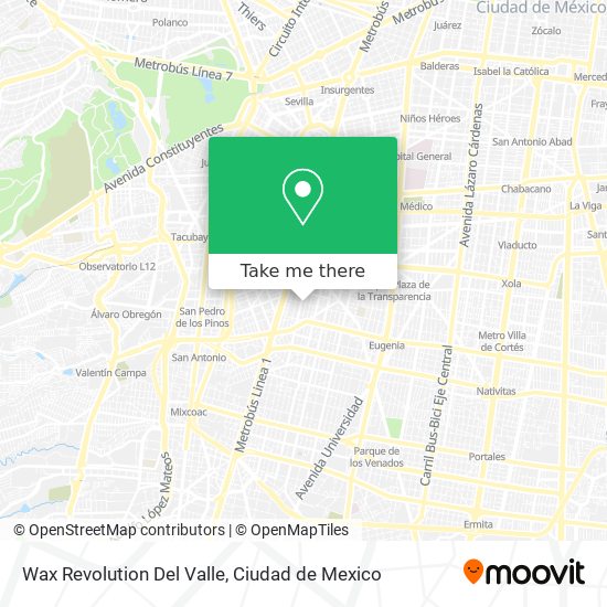 Mapa de Wax Revolution Del Valle