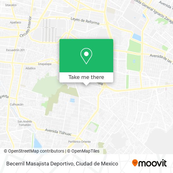 Becerril Masajista Deportivo map