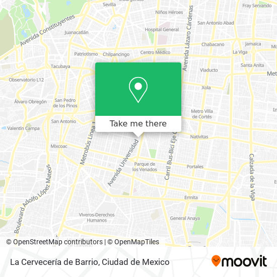 La Cervecería de Barrio map