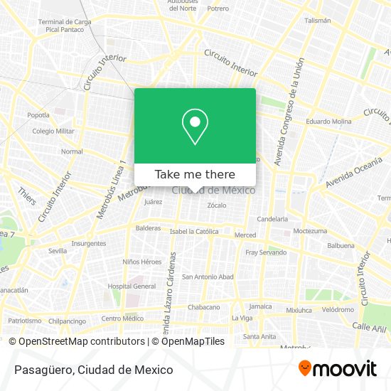 Pasagüero map