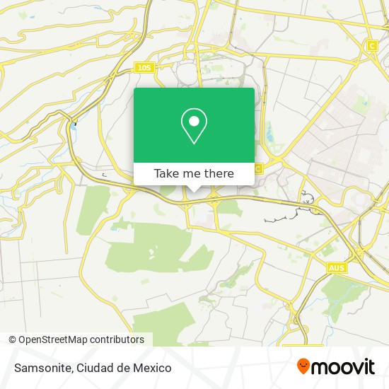 Samsonite map