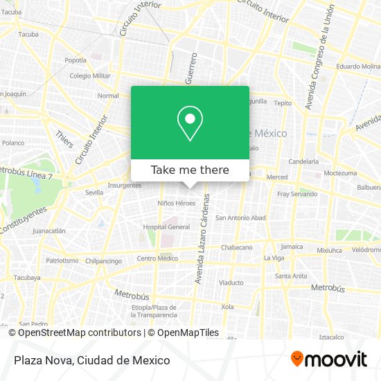 Plaza Nova map